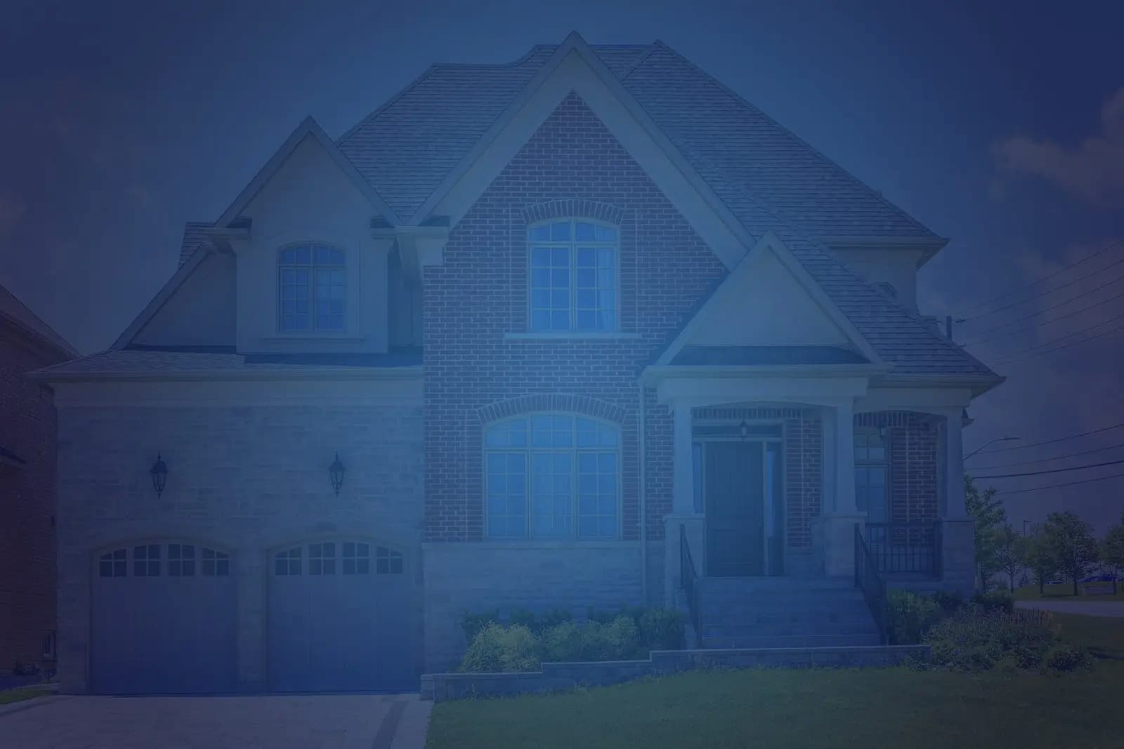 Blue home