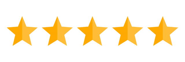 5 Star Rating PNG 640x214 1
